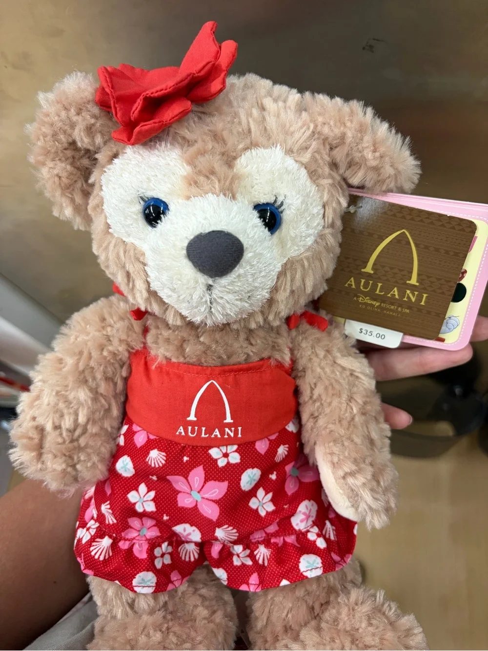 Pair of NWT Disney Aulani Duffy and Shellie May 12 Inch Teddy Bears